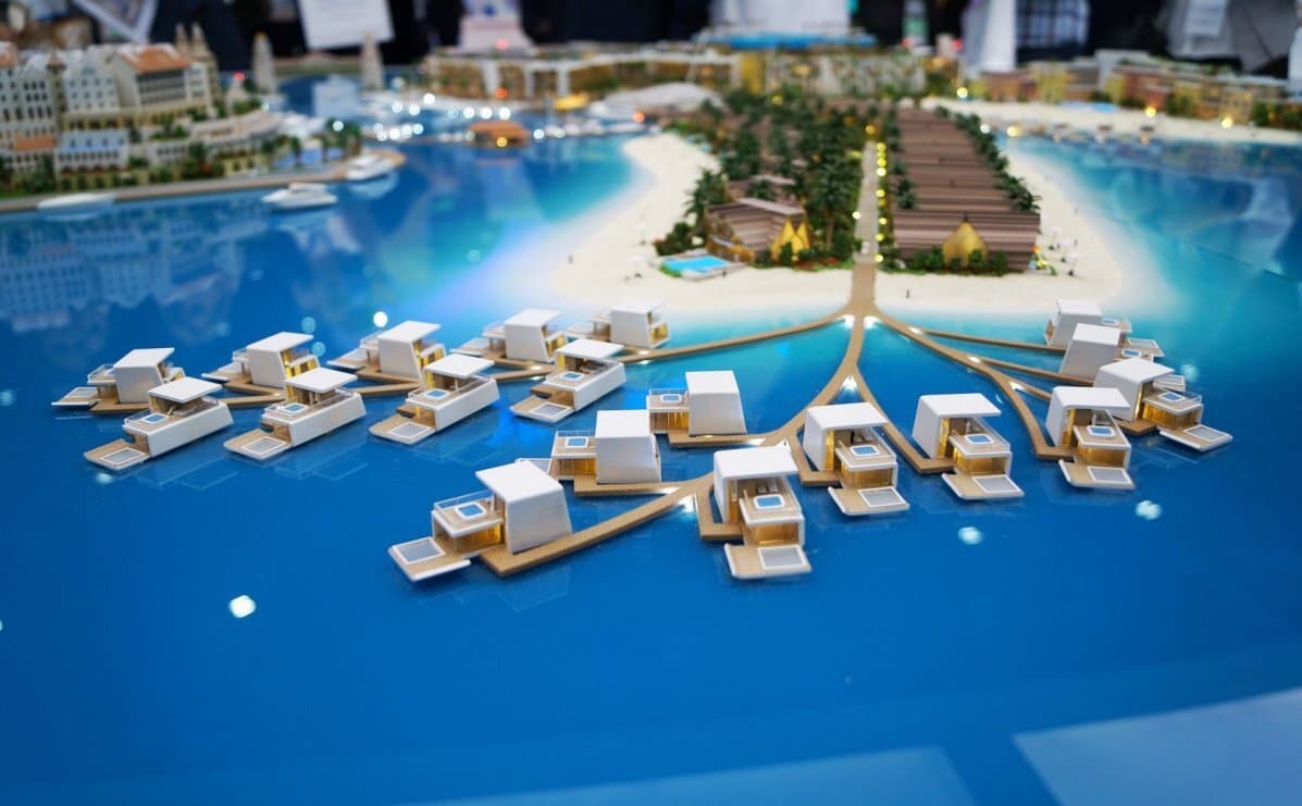 Виллы на воде в Дубае